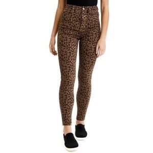 American Eagle Leopard Print High Rise Jeggings
